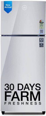 Godrej 223 L Frost Free Double Door 2 Star Refrigerator with Advanced Inverter and 95%+ Food Surface Disinfection (Steel Glow, RF EON 244B RI ST GL)