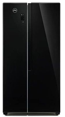 Godrej 564 L Frost Free Side-By-Side Refrigerator (RS EONVELVET 579 RFD GL BK, Glass Black, Multi Air Flow System)