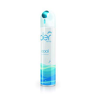 Godrej aer Spray | Room Freshener for Home & Office - Cool Surf Blue (220 ml) | Long-Lasting Fragrance