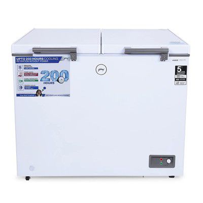 Godrej 300 L Double Door Convertible Deep Freezer (DH EPenta 325C 31 CMFP2LM RW)