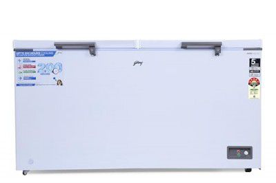 Godrej 400 L DH EPenta 425E 2HCN RW Double Door Deep Freezer