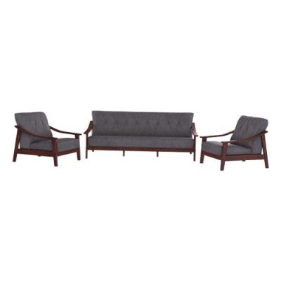 GODREJ INTERIO Congo 5-Seater Fabric Sofa (1-Year Warranty, Fabric, Dark Brown)