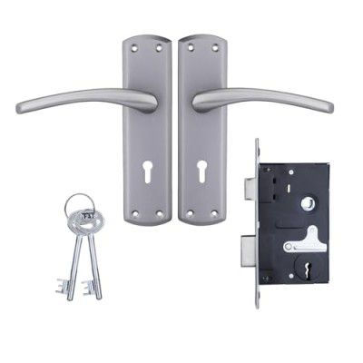 Godrej Mortise Lock I Mortise Handle Lock for Office & Internal Doors of Residential & Commercial Complex I 6 Lever ELC- 01 I Door Thickness Upto 25mm to 45mm