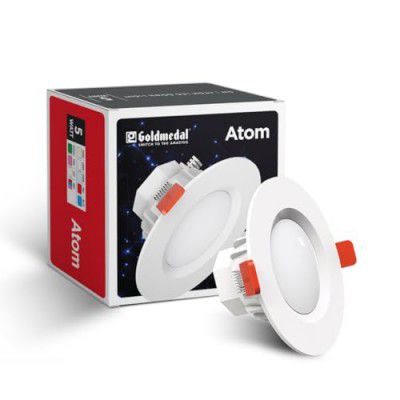 Goldmedal Atom 5W LED Downlight-Round (Pack of 1) GL91502CD