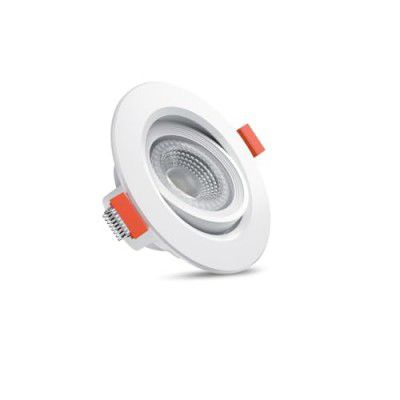 Goldmedal G-Spin 6W LED Round Spot Light - Cool Daylight (6500K) | Pack of 1 | Recessed Downlight 