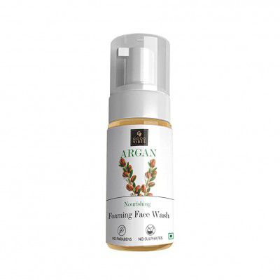 Good Vibes Argan Nourishing Foaming Face Wash - 150 ml - Moisturises and Softens Skin, Clears Complexion - Paraben and Cruelty Free