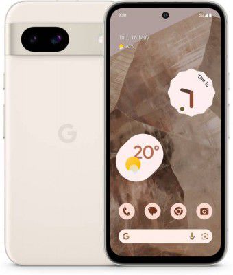 Google Pixel 8a (Porcelain, 128 GB | 8 GB RAM)