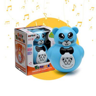 Gooyo 103R Battery Operated Push and Shake Cute Tumbler Roly Poly