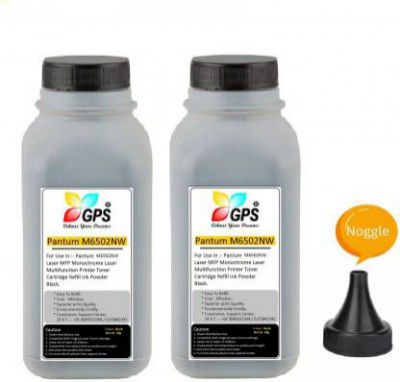 GPS Colour Your Dreams Pantum M6502NW Laser MFP Laser Printer Toner Refill Pack Of 2 Bottle 80gm Each Black Ink Toner Powder