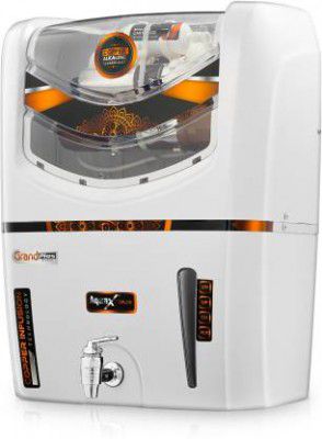 Grand plus Advance Mineral Cruz Storage 12 L UV + UF + Copper Water Purifier 