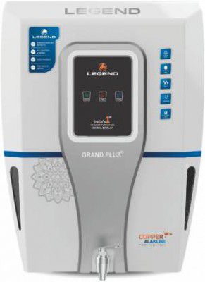 Grand plus Legend copper alkaline technology  12 L RO + UV + UF + TDS + Copper Water Purifier  