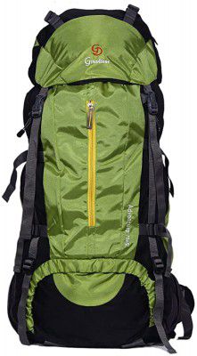 Grandiose 75L Parrot Green Chain Model Hiking Trekking Camping Rucksack Bags (GTB67501PG)