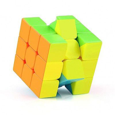 GRAPHENE Cubes 3X3 High Speed Sticker Less Magic Puzzle Cube Game Toy (3X3), Baby