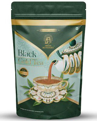 Green Beverages Black Gold Assam Select Tea 250g | Blend of Premium Assam Gardens | Leaf Tea | Strong and Kadak Chai | Hand-crafted by Master Tea Experts