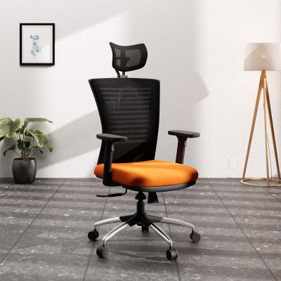 Green Soul® Inspire Office Chair, High Back Mesh Ergonomic Home Office Desk Chair with 2D Adjustable Armrests, Tandem Lumbar Support, Synchro Multi-Tilt Lock Mechanism & Metal Base (Black Grey)