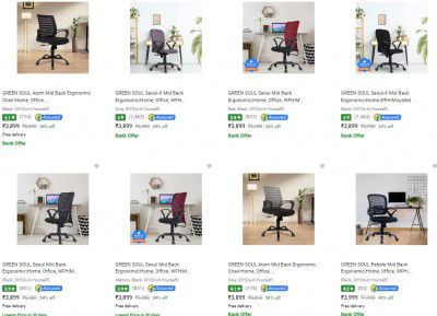 Green Soul Office Study Chairs Strats ₹3899