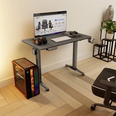 Green Soul Surface Lite Multi-Purpose Electric Height Adjustable Office Desk (Black)