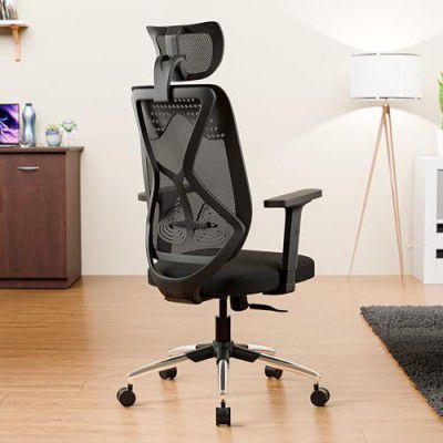 Green Soul® | Zodiac Go | Office Chair | Flybird Ergonomic Design | 2D Adjustable Armrests | Synchro Multi-Tilt Lock Mechanism | Adjustable Lumbar Support | No Seat Slider (Full Black)