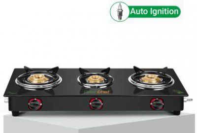 Greenchef Ebony Plus AI Glass Automatic Gas Stove 