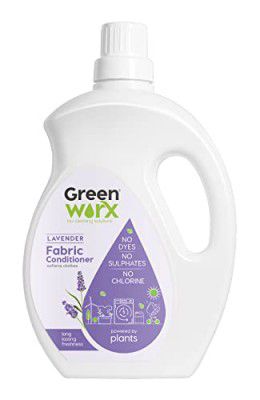 Greenworx- Natural Fabric Conditioner -1 Ltr I Lavender with Mint Fragrance I Eco-Friendly & Biodegradable| Top Load & Front Load Washing Machine| Skin Safe, Baby Safe & Pet-Friendly.