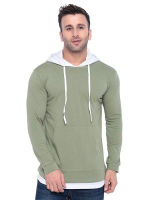 GRITSTONES Mens Cotton Hooded Hoodie