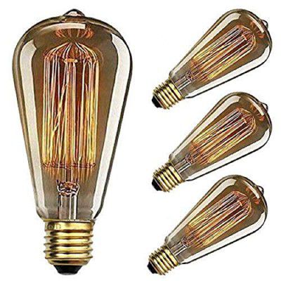 Groeien 40W e26, e27 Incandescent Bulb (newflex_28_02, Warm White Yellowish) - Pack of 4