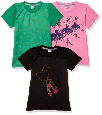 Gubbarey Girls Regular Fit T-Shirt