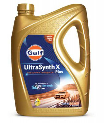 GULF ULTRASYNTH X PLUS 10W-40 [ 3 L ] Fully Synthetic API SN+ BS6 Ready Car Engine Oil for Ultra Smooth Drive