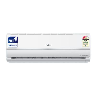 Haier 1.5 Ton 3 Star Inverter Split AC (Copper, Antibacterial Filter, 2023 Model, HSU17V-TMS3BE-INV, White)