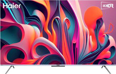 Haier 140 cm (55 inch) Ultra HD (4K) LED Smart Google TV 2023 Edition with DOLBY VISION-ATMOS & Far-Field  (L55EG)