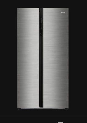 Haier 570 Litres Frost Free Inverter Side-By-Side Door Refrigerator (0.98 Unit Consumption, HRF-622SS, Shiny Steel)