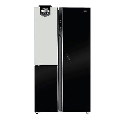 Haier 598 L Frost Free Triple Door Side By Side Refrigerator (HRT-683KWG-P)