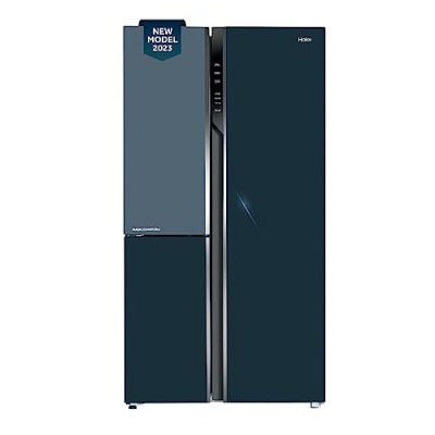 Haier 628 L Frost Free Expert Inverter Technology Triple Door Side By Side Refrigerator (HRT-683GOG-P)