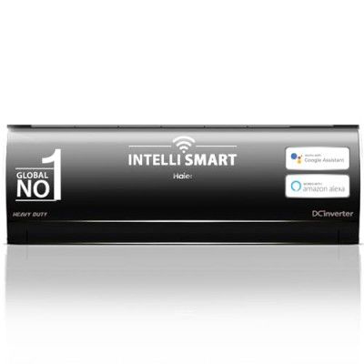 Haier Dark Edition 1.5 Ton 5 Star Heavy Duty Wi-Fi Hexa Inverter Smart Split AC (5460W- HSU19K-PZFB5BN-INV)