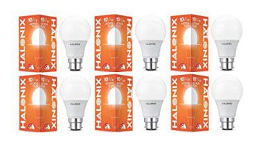 Halonix 10W B22D Led White Bulb, Pack of 6