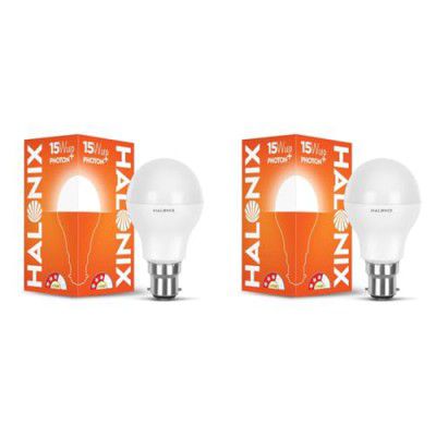 Halonix 15-Watt LED Bulb Astron Plus Base B22 (Cool Day Light) (Pack of 2)