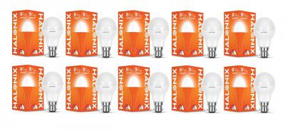 Halonix 9W B22 LED Cool White Bulb Pack of 10