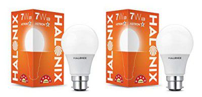 Halonix Astron Plus B22 7-Watt LED Bulb (Cool White) - Pack of 2