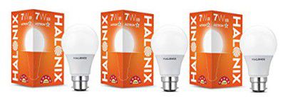 Halonix Astron Plus B22 7-Watt LED Led Bulb (Pack of 3, Cool White)