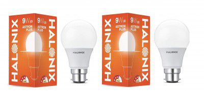 Halonix Astron Plus B22 9-Watt LED Bulb (Cool White) - Pack of 2