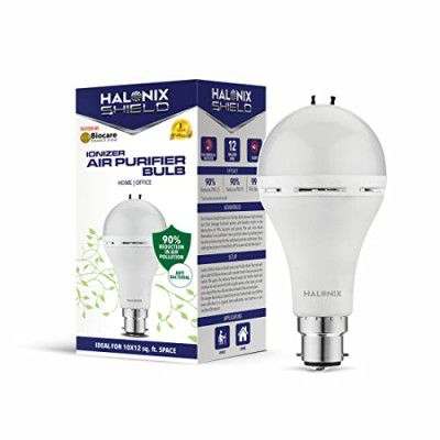 Halonix Shield Ionizer Air Purifier 9W B22 6500K Cool White led Bulb Pack of 1