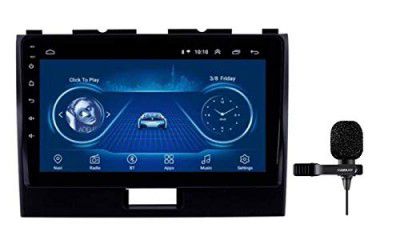 Hamaan Suzuki Wagon R 9" Full HD Double Din Player Android 10 Car Stereo MP5 Multimedia Player with 2GB RAM/ 16GB ROM/WiFi/GPS/Steering Wheel Connectivity- Supports iOS/Android (Old Wagon R (2011-