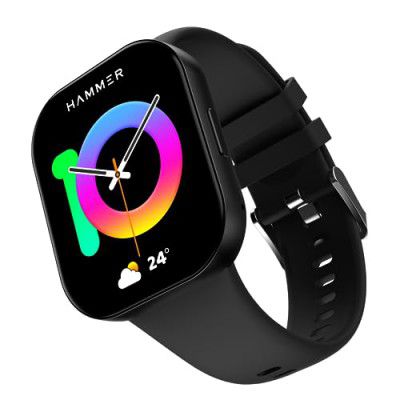 HAMMER Robust 1.96" AMOLED BT Calling Smart Watch