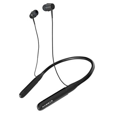 HAMMER Sting 2.0 Wireless Bluetooth in Ear Neckband with Mic (Black)