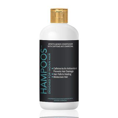 HAMPOOS Sports Series Conditioner With Caffeine and Charcoal | 300 ML |