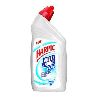 Harpic White and Shine Disinfectant Toilet Cleaner Bleach Liquid - 500 ml