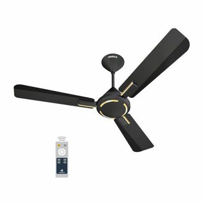 Havells 1200Mm Ambrose Bldc Motor Ceiling Fan|Premium Matt Finish Decorative Fan, Remote Control, High Air Delivery|5 Stars Rated, Upto 60% Energy Saving, 2 Yr Warranty|(Pack Of 1, Midnight)