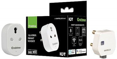 Havells 16 A WiFi Smart Plug (White) (ACST161603) 