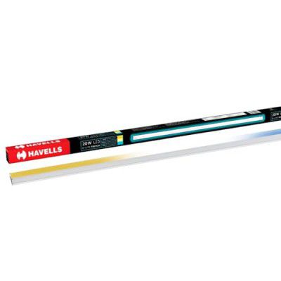 Havells 20W 3 in 1 LED Batten Tubelight | Energy Efficient | Three Color Temperatures (Warm White) (Triyca)