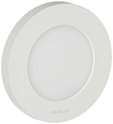 Havells 6W LED Surface Panel Light |(Round Shape)|Neutral White | BIS Approved| Pack of 1